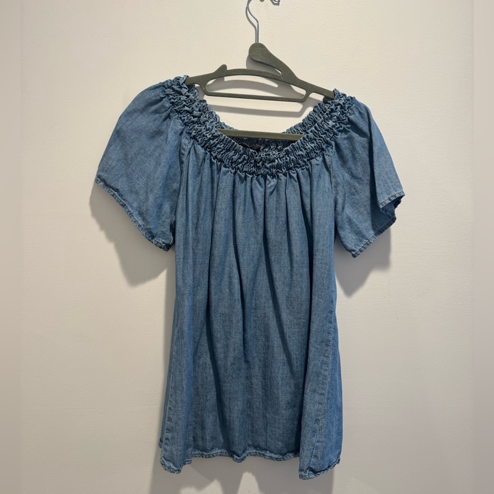 Michael Stars Chambray Denim Blouse